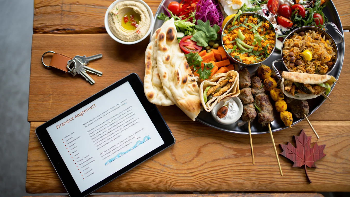 how to open a halal restaurant franchise in Canada