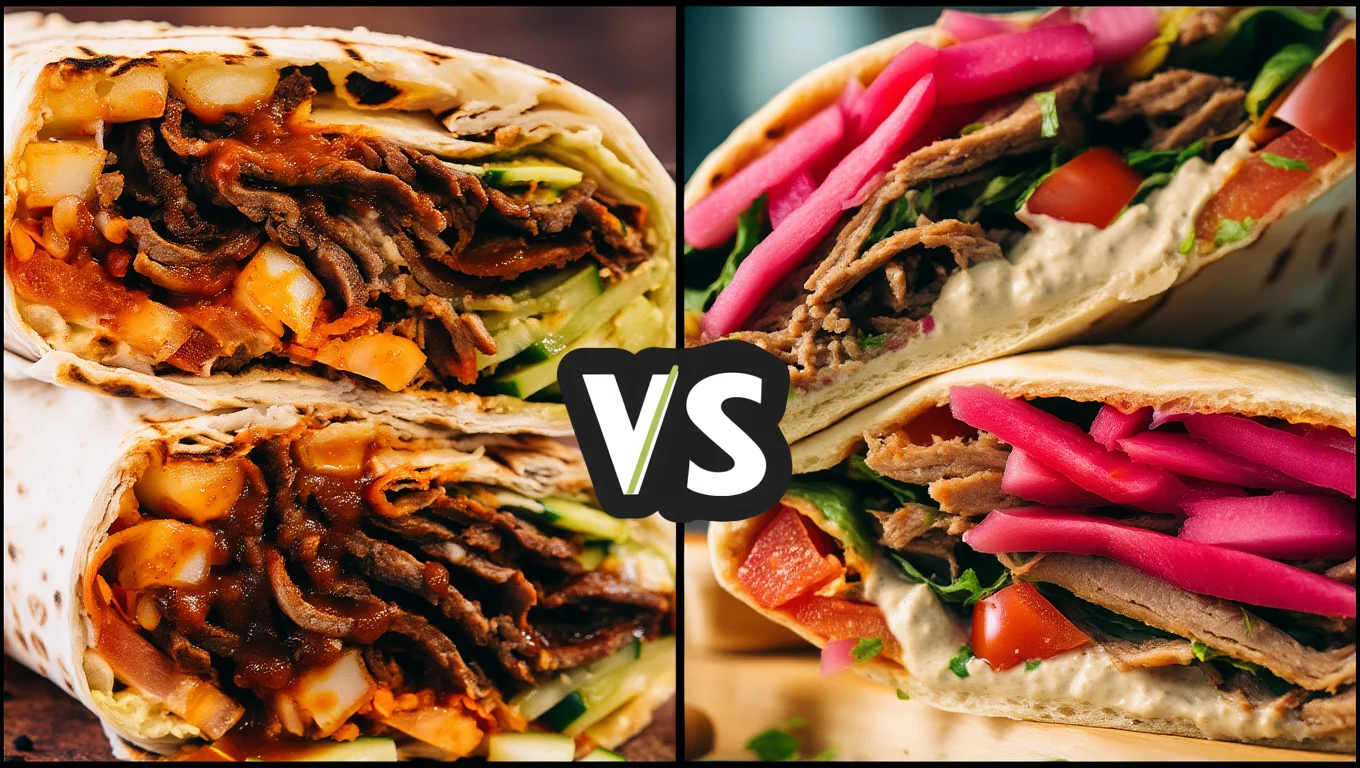 afghan donair vs shawarma